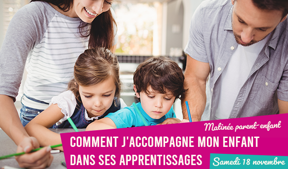 Lire la suite à propos de l’article Matinée parent-enfant « Comment j’accompagne mon enfant dans ses apprentissages ? »