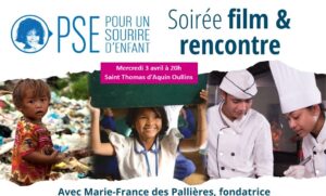 Lire la suite à propos de l’article Soirée rencontre : « Pour un Sourire d’Enfant », au Cambodge, de la misère à un métier