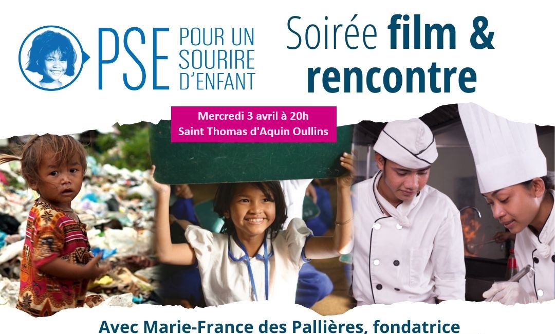 You are currently viewing Soirée rencontre : « Pour un Sourire d’Enfant », au Cambodge, de la misère à un métier