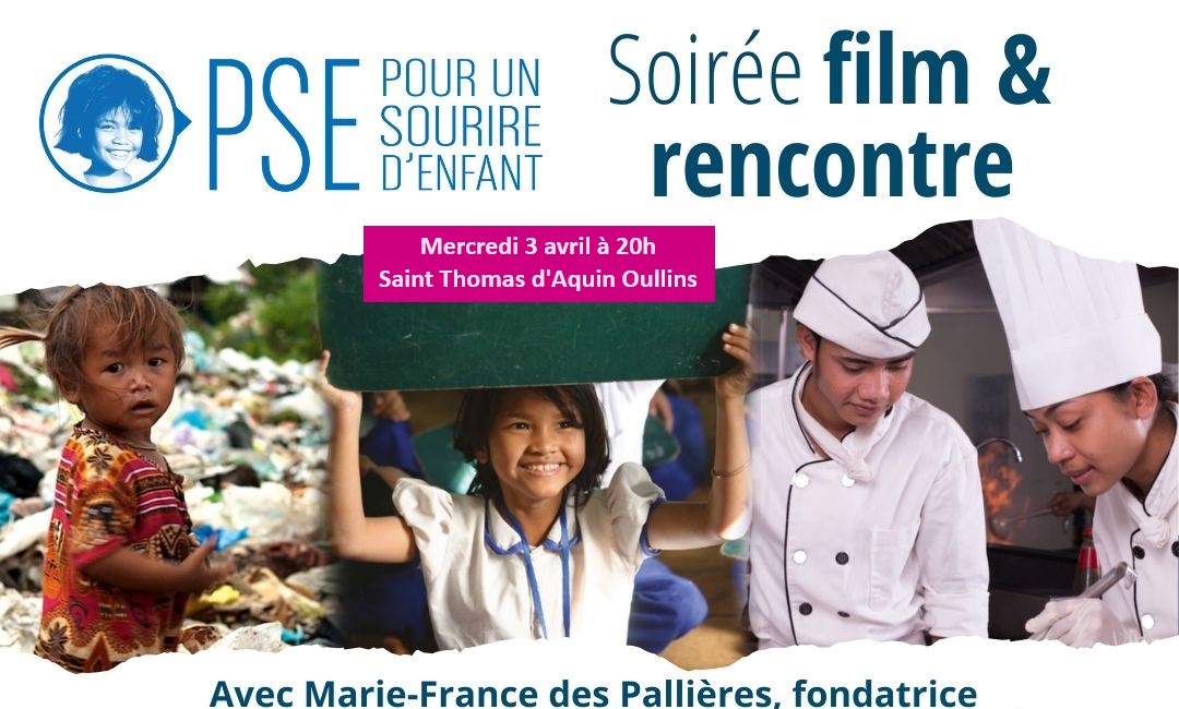 Lire la suite à propos de l’article Soirée rencontre : « Pour un Sourire d’Enfant », au Cambodge, de la misère à un métier