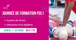 Lire la suite à propos de l’article Journée de formation PSC1 – Duo parent/enfant le 11 octobre
