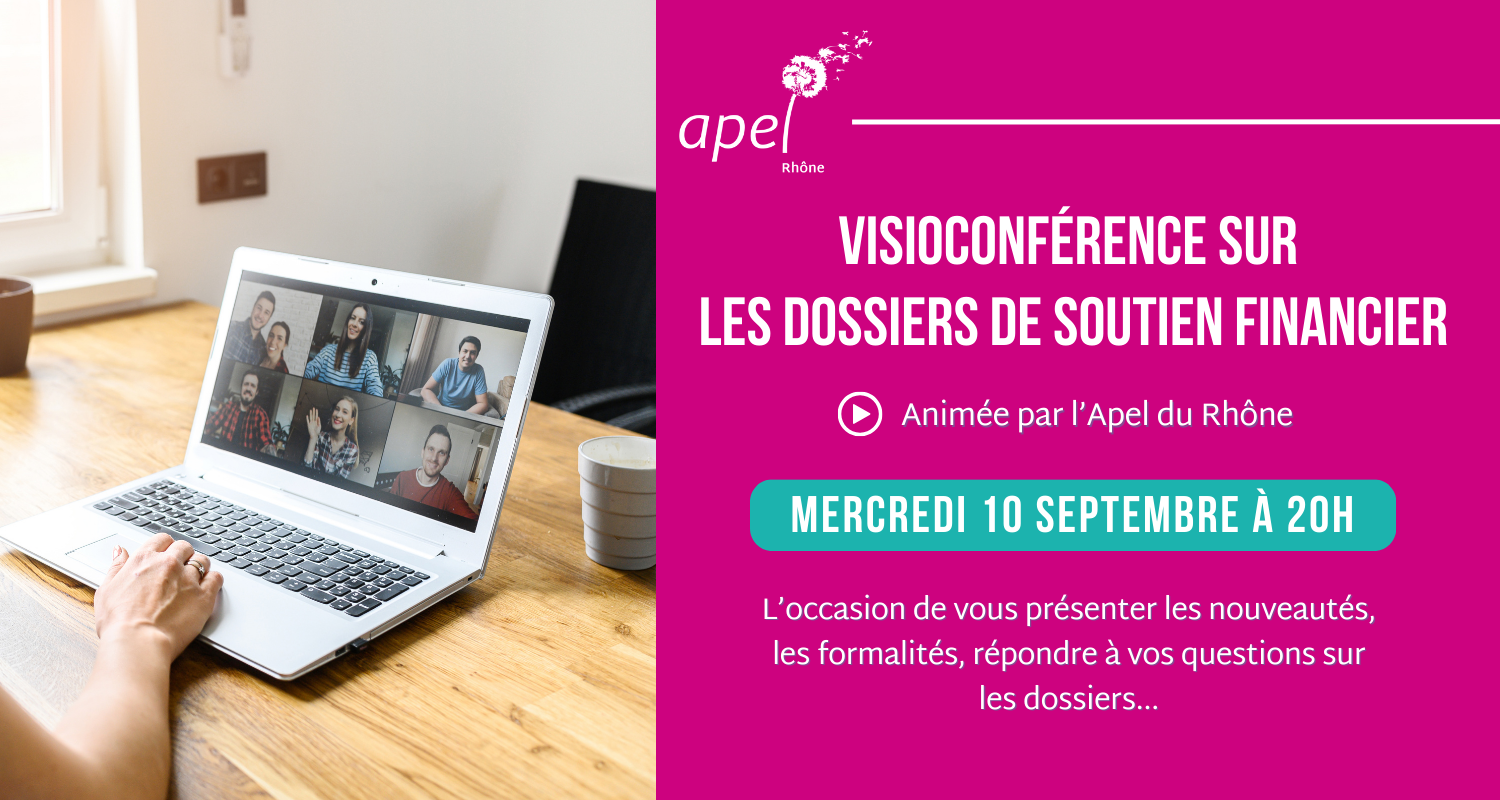 You are currently viewing Visioconférence sur les dossiers de soutien financier – 10 septembre 2025