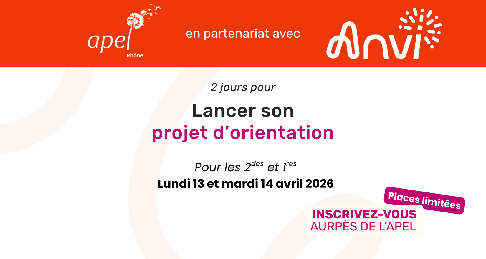 You are currently viewing STAGE DE DECOUVERTE – 2 jours pour lancer votre projet d&rsquo;orientation !